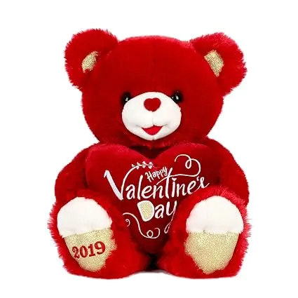 Image result for Naarmann Valentine / Love Teddy Bear - Red